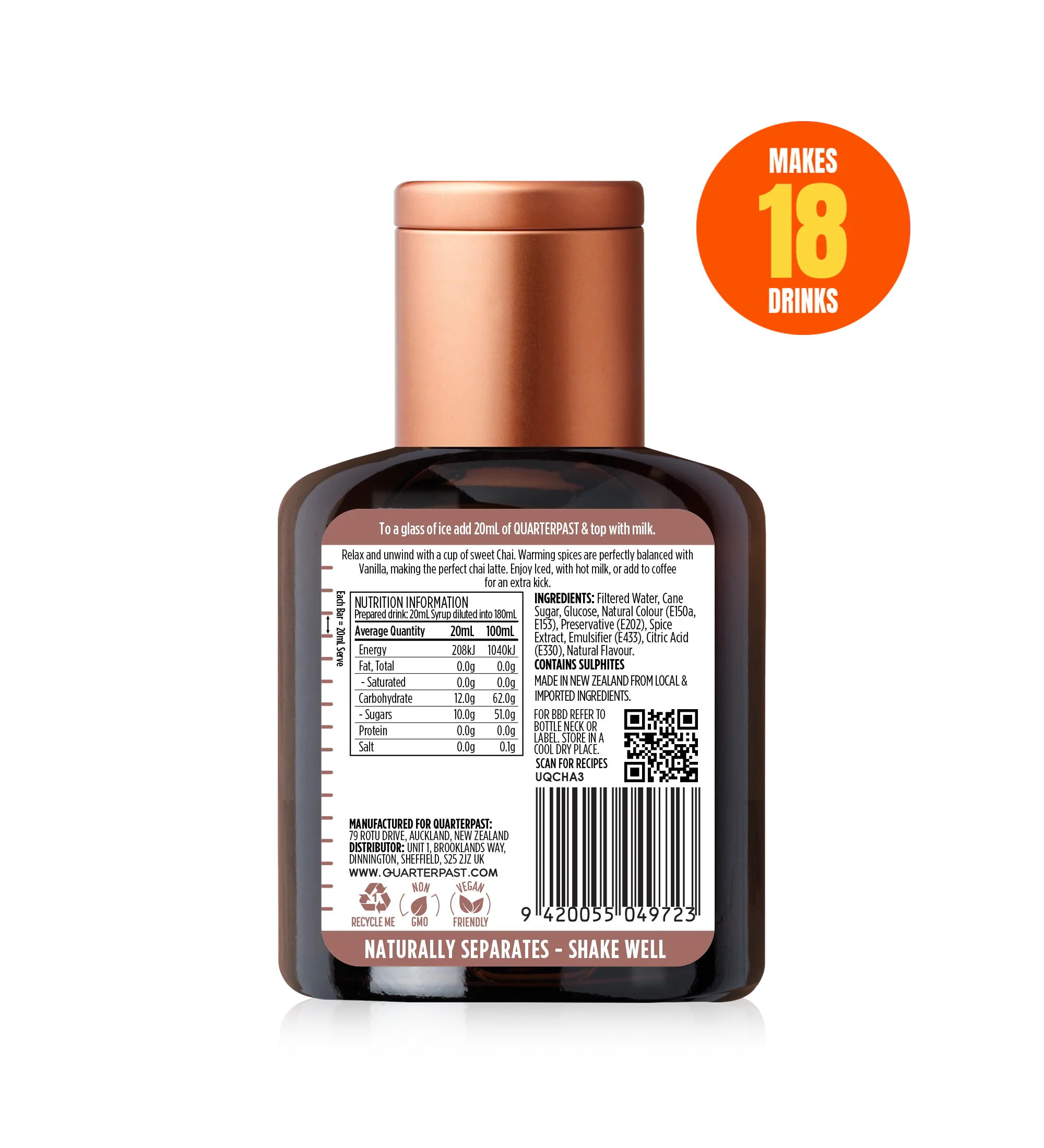 Iced Chai - Vanilla 360mL - Image 3