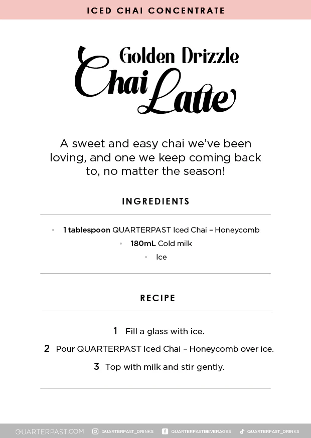 Iced Chai - Honeycomb 360mL - Image 5