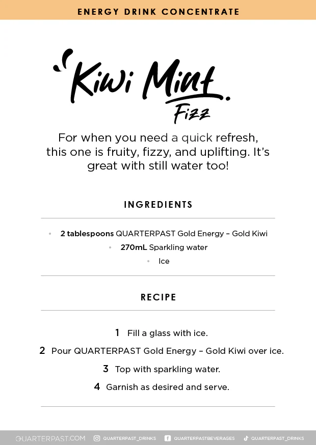 GOLD ENERGY Concentrate Kiwi 360mL - Image 5