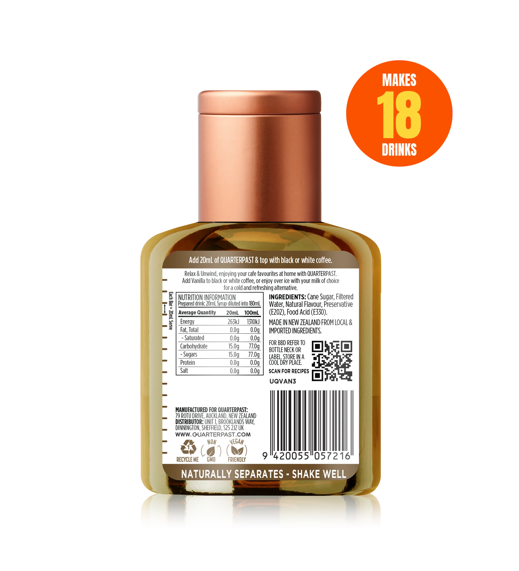 Vanilla Coffee Flavour 360mL - Image 3